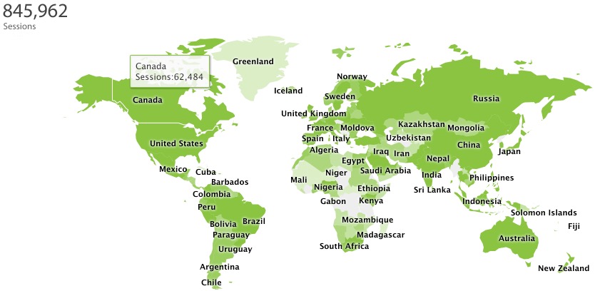 geographic data on dashboards